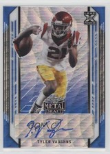 2021 Leaf Metal Draft Blue Wave 22/30 Tyler Vaughns #BA-TV1 Auto 0fl0