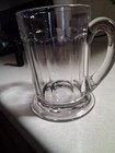 Vintage Paneled Glass Pitcher by Hazel Atlas, Ribbed Sides Heavy — photo 4