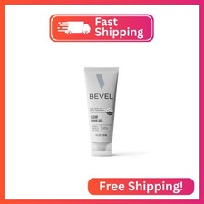 Bevel Essentials Clear Shave Gel for Men, Clear Shave Gel for Precise Detailing