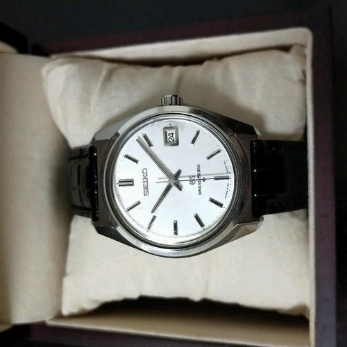 Vintage Grand Seiko 61GS Hi-Beat 36000 6145-8000 Automatic Medallion Watch