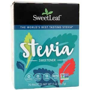 Порошок подсластителя из стевии Sweetleaf, 70 шт.