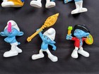 Smurf Figures By Peyo 2011 McDonald's Toys Lot Of 9 Grouchy Vanity Hefty Brainy — photo 4