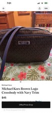 Borsa a tracolla Michael Kors marrone jet set