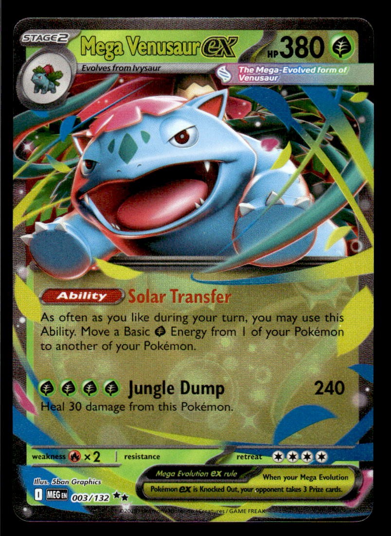 Pokemon TCG ME01: Mega Evolution #003/132 Mega Venusaur ex