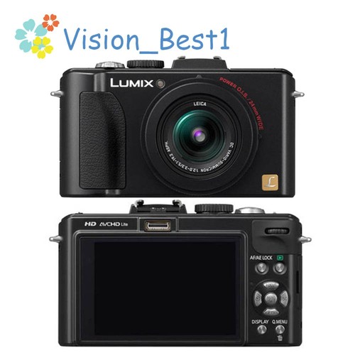 Panasonic LUMIX DMC-LX5 Digital Camera 10.1MP 3.8X Optical Zoom Black CCD Sensor