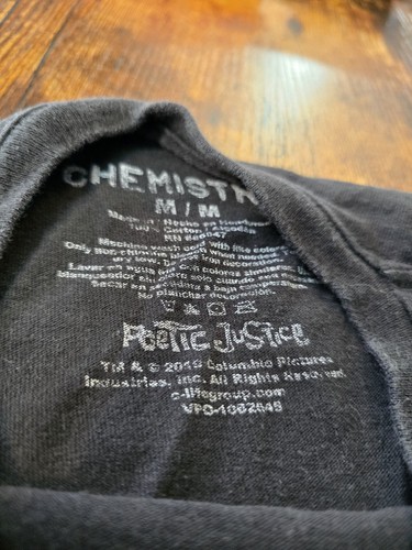 Poetic Justice Medium Shirt Chemistry Brand MD Tupac 2 Pac - Picture 8 of 13