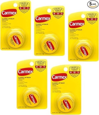 Carmex Classic Lip Balm Jar   5 CT | Only $23.99 - Free Shipping