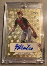 Roman Martin 1/1 Auto Leaf Perfect Game All-American Metal Gold 🔥