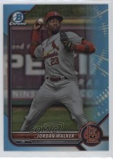 2022 Bowman Draft Chrome Sky Blue Refractor Jordan Walker #BDC-36 16l1