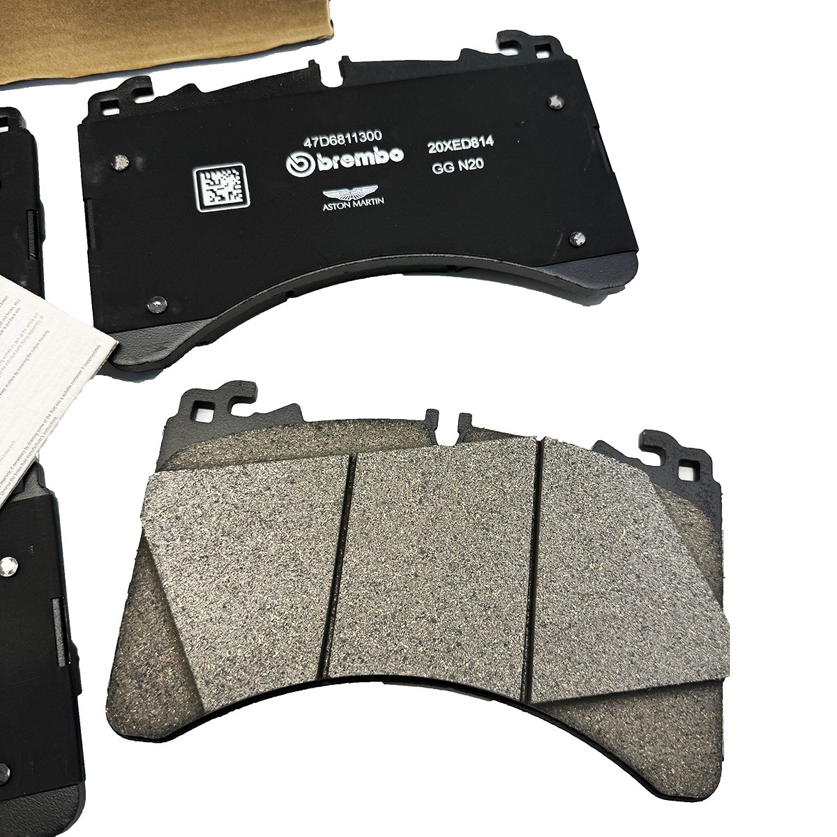 NEW Front & Rear Brake Pad Kit fit Aston Martin DBX, + FREE SENSOR