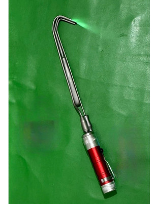 Aufricht Retractor Fiber Optic And Suction With Led Light Plastic Surgery