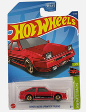 HOT WHEELS TOYOTA Ae86 SPRINTER TRUENO RED HW HATCHBACKS 2021