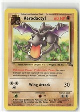 Pokemon Aerodactyl (16) 16/62 Kampf Fossil Rare