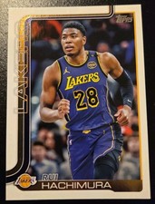 2025-26 Topps Basketball Rui Hachimura #154 Los Angeles Lakers