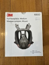 3M 6800 Full Facepiece Reusable Respirator Protection MEDIUM Med Seller In USA