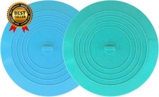 Bathtub Drain Stopper 2 Pack 5 Inches Silicone Tub Stopper Drain Cover Bath Tub