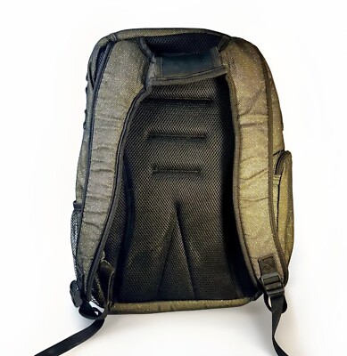 Varsity Gold Black Sparkle Glitter & Mesh Backpack Varsity Black Glitter Backpack - Varsity Shop main image 4