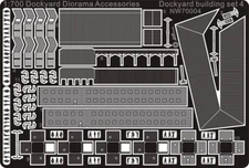 AM-WORKS NW70004 1/700 Dockyard Diorama Accessories - Dockyard Building Set 4