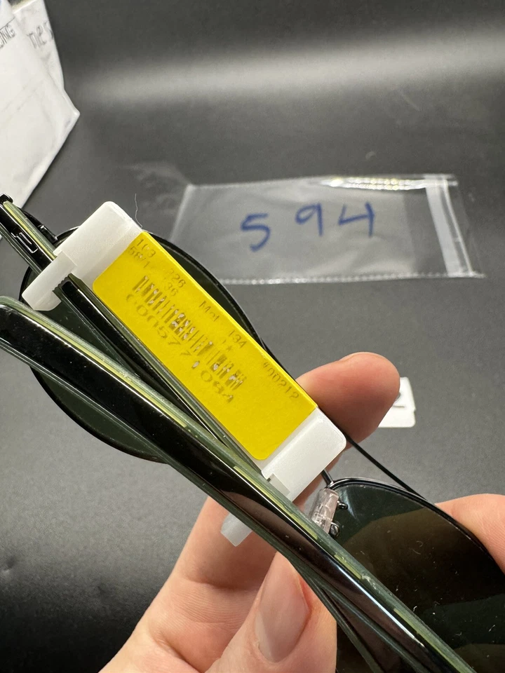 Authentic Vintage Police 2667 Round Green Sunglasses Unisex Made In Italy - Image 4 of 4