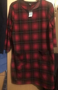 red tartan dress uk
