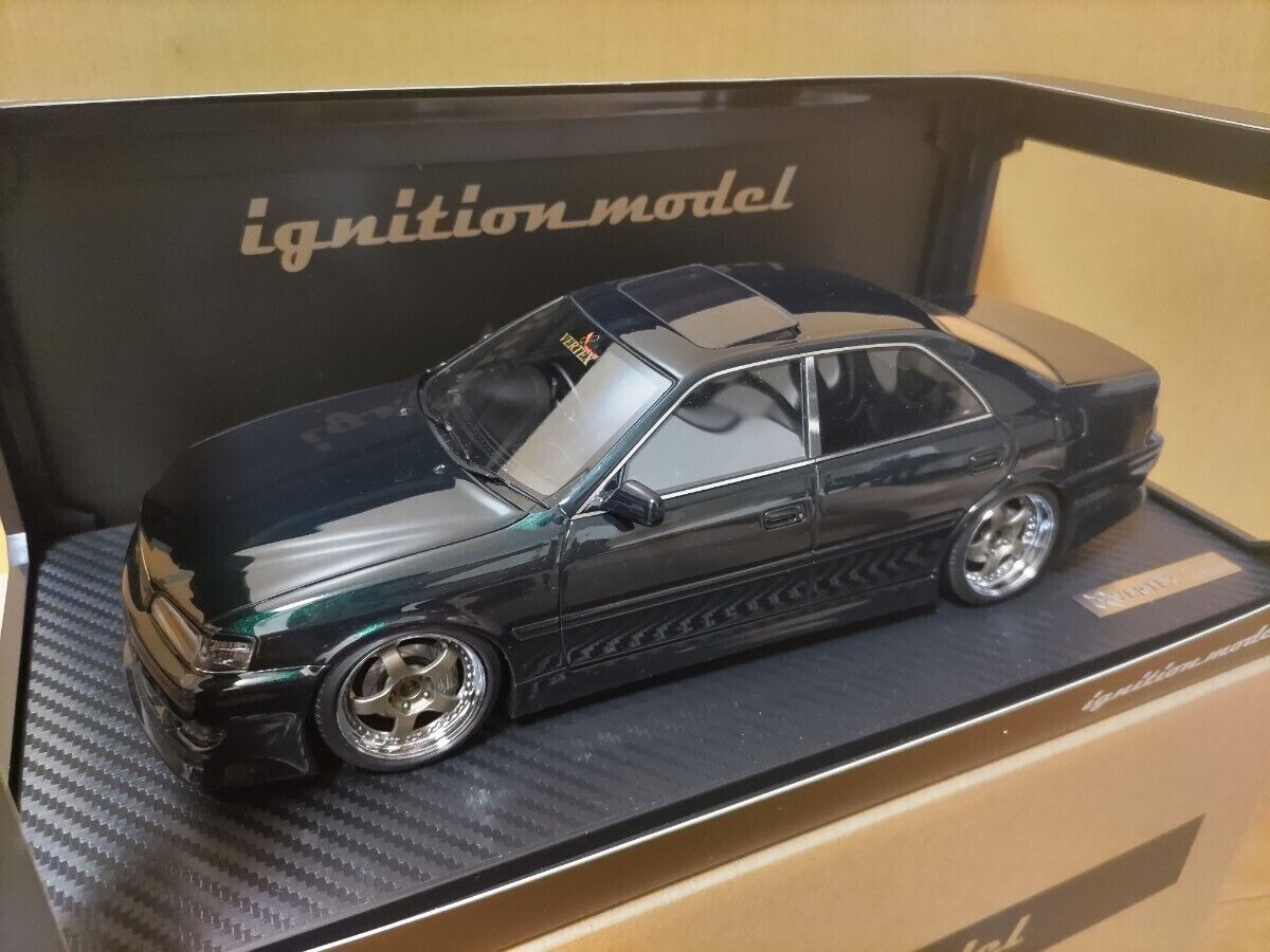 1/18 Ignition Model VERTEX JZX100 Chaser Green Metallic 1/18 Ignition Model VERTEX JZX100 Chaser Green Metallic