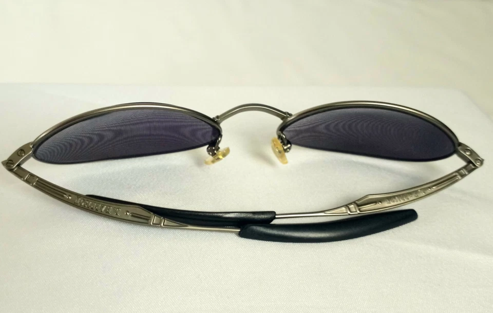 GAFAS DE SOL RARAS D. HARRISON ITALY DH9721 57□19 02 OVALADAS CON MARCO DE METAL DE PELTRE PARA HOMBRE Foto 4 de 4