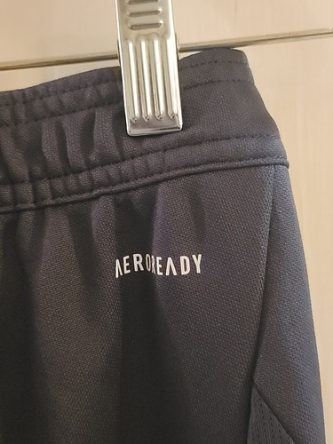 ADIDAS AEROREADY PANTS GRAY SIZE SMALL LOGO ATHLETIC ANKLE ZIPPERS YOUTH - Picture 6 of 7