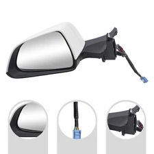 11 Pins Rear View Mirror Left Driver Side Rearview Mirror For 2021-2024 Tesla M3