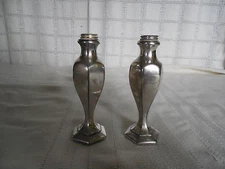 WB mfg co Weidlich bros silver shakers #6122 no tops