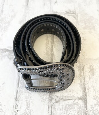 Nocona Black XL belt with bling Nocona Women main image 3