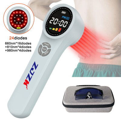 1760mW Handheld Cold Laser Therapy NIR Light Device For Humans Vets Pain Relief