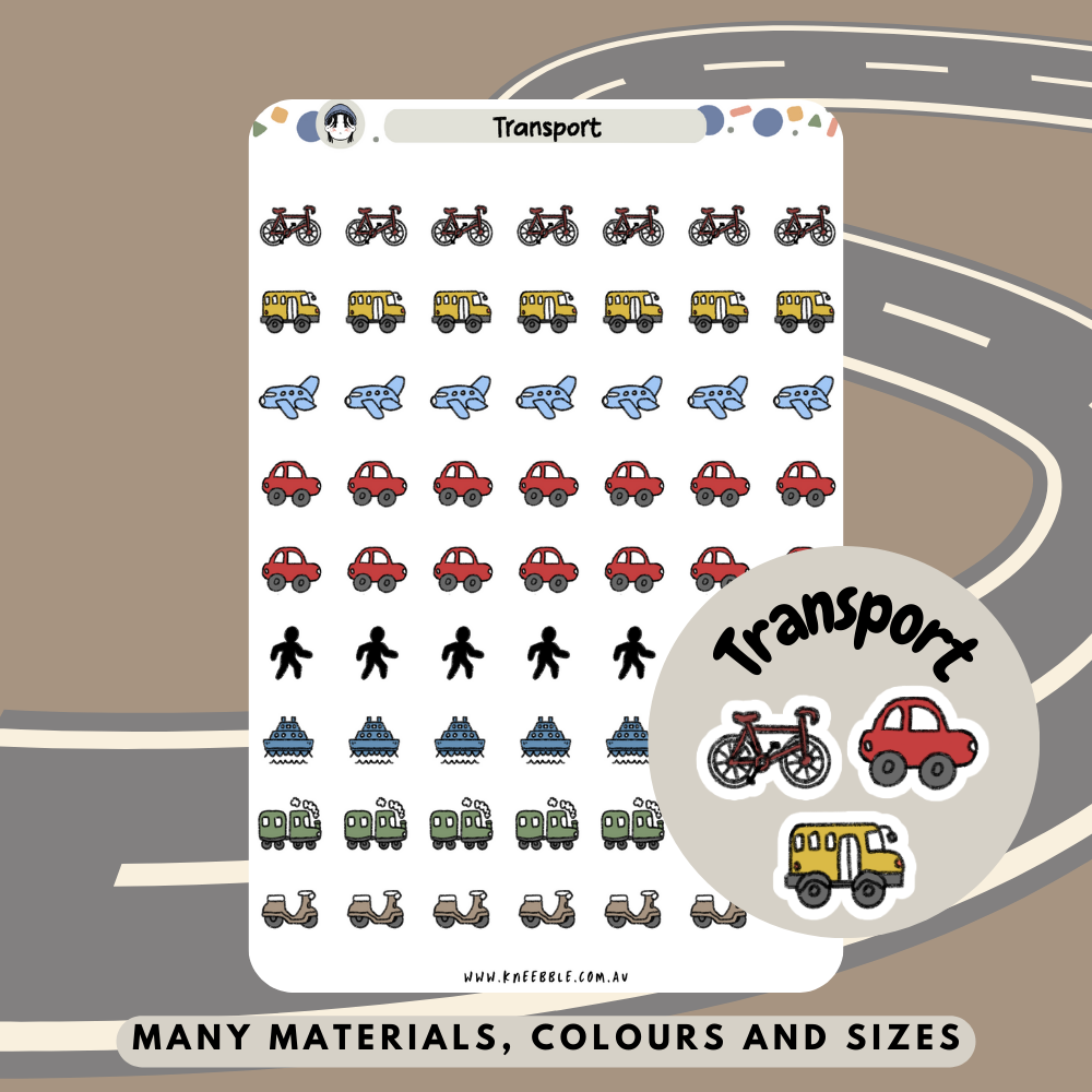Transport Planner Stickers