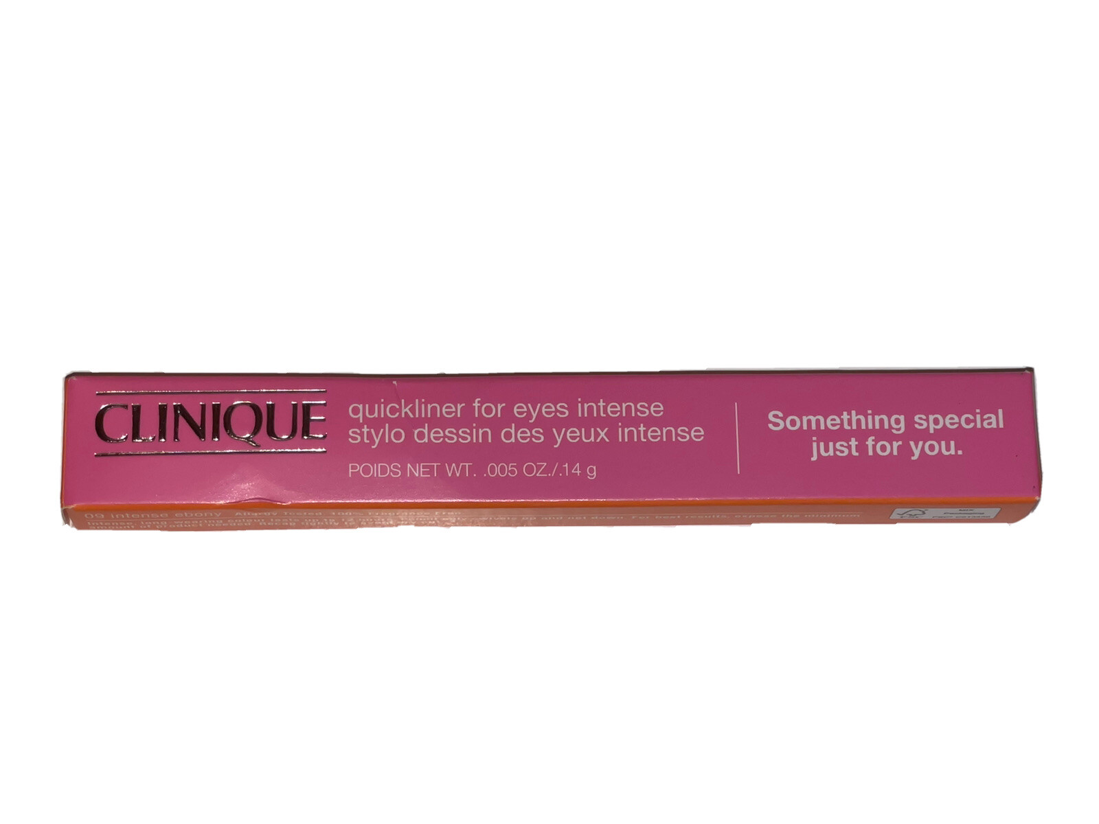 CLINIQUE Quickliner For Eyes Intense Ebony Black TWIST-UP No-Sharpen .005oz BNIB