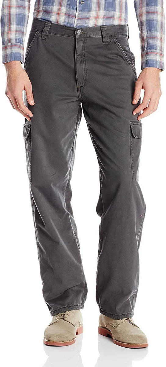 Wrangler men's fleece lined cargo pant store