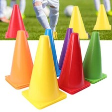 10x Marker Cone Skating Fitness Exercise Sport Training Marker Cone Soccer Rugby