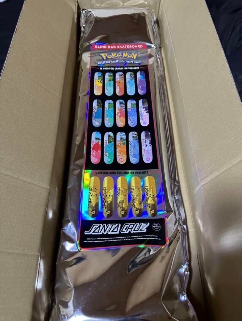 POKEMON x Santa Cruz LIMITED EDITION SKATEBOARD Assorted POKEMON x Santa Cruz LIMITED EDITION SKATEBOARD Assorted