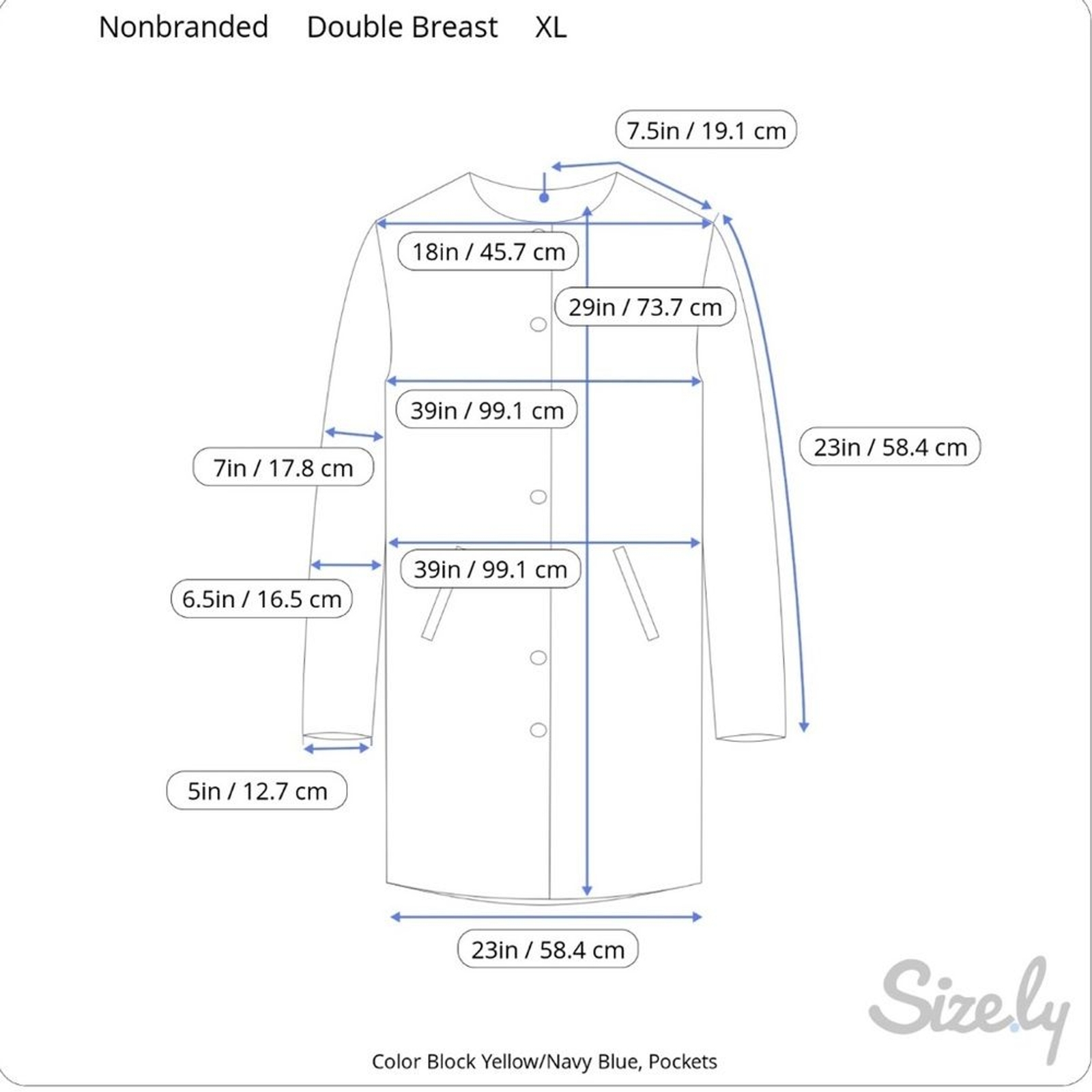 Double Breasted Winter Jacket Coat - image 4