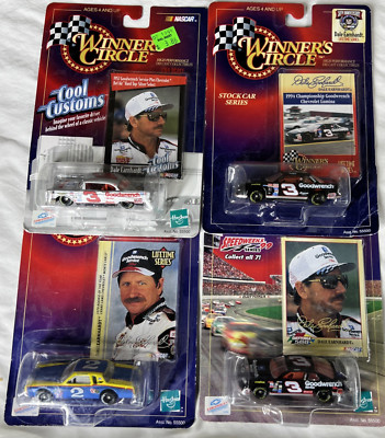 Dale Earnhardt Winners Circle NASCAR Diecast 1998 1/64 Scale Car NEW Lot of 4
