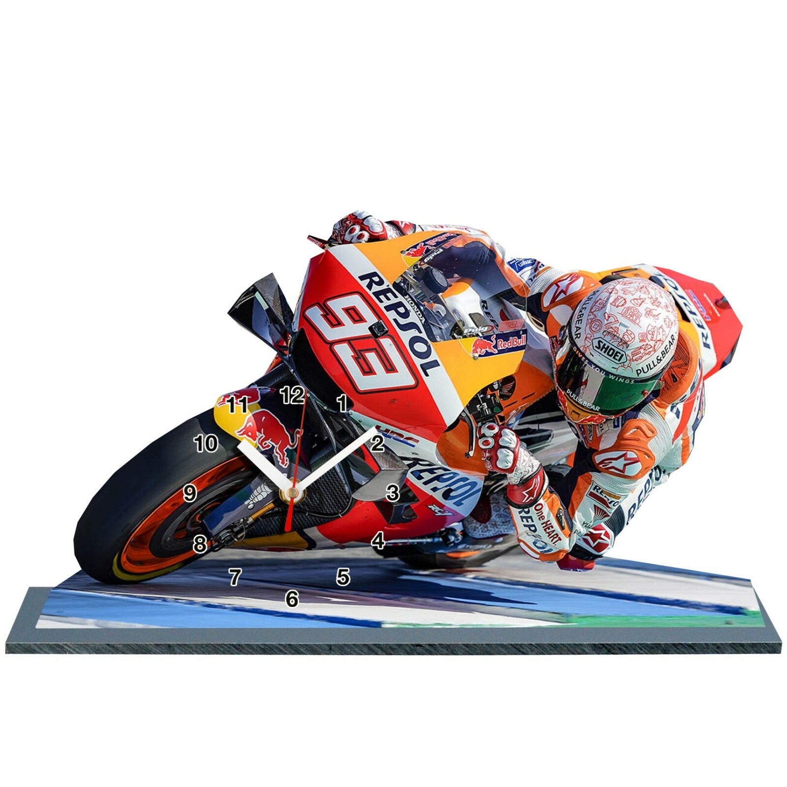Cadeau motard horloge Marc Marquez Moto GP 2021 Honda Repsol