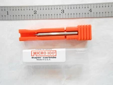 NEW MICRO 100 USA SOLID CARBIDE BORING BAR .015" MIN BORE X .050" MAX BORE DEPTH