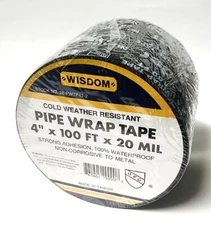 4" x 100' x 20 Mil Corrosion Protection Pipe Wrap Tape 28-PWTP42-2