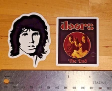 2 The Doors/Jim Morrison Stickers 2 1/2" Vinyl Decal Free Shipping