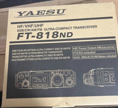 FT-818ND GAWNTアンテナ付き