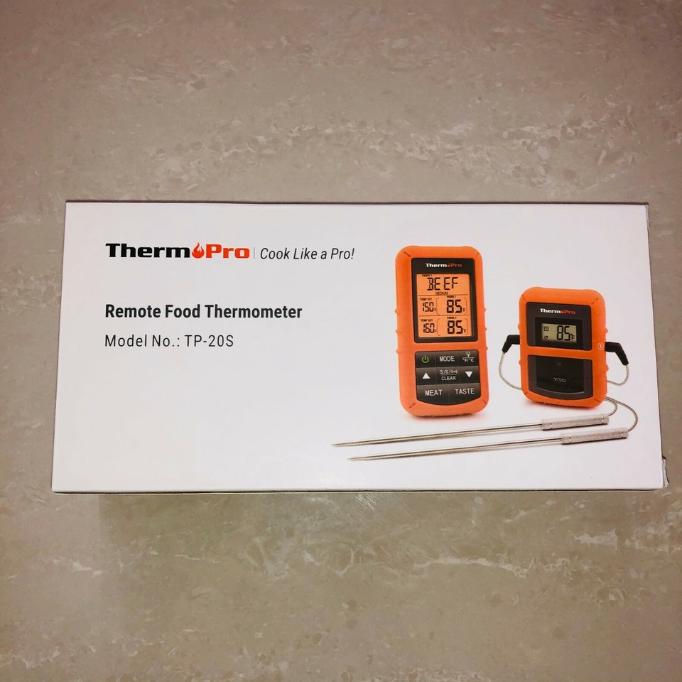 ThermoPro TP20 Digital Wireless Meat Thermometer Dual Probe BBQ Grill ...