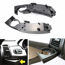 Front Dashboard Console Vent Cup Holder For BMW Z4 E85 E86 2002-08 Black 1 Pair
