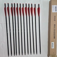 ELONG OUTDOOR 20" Carbon Arrows Crossbow Bolts 12 Count