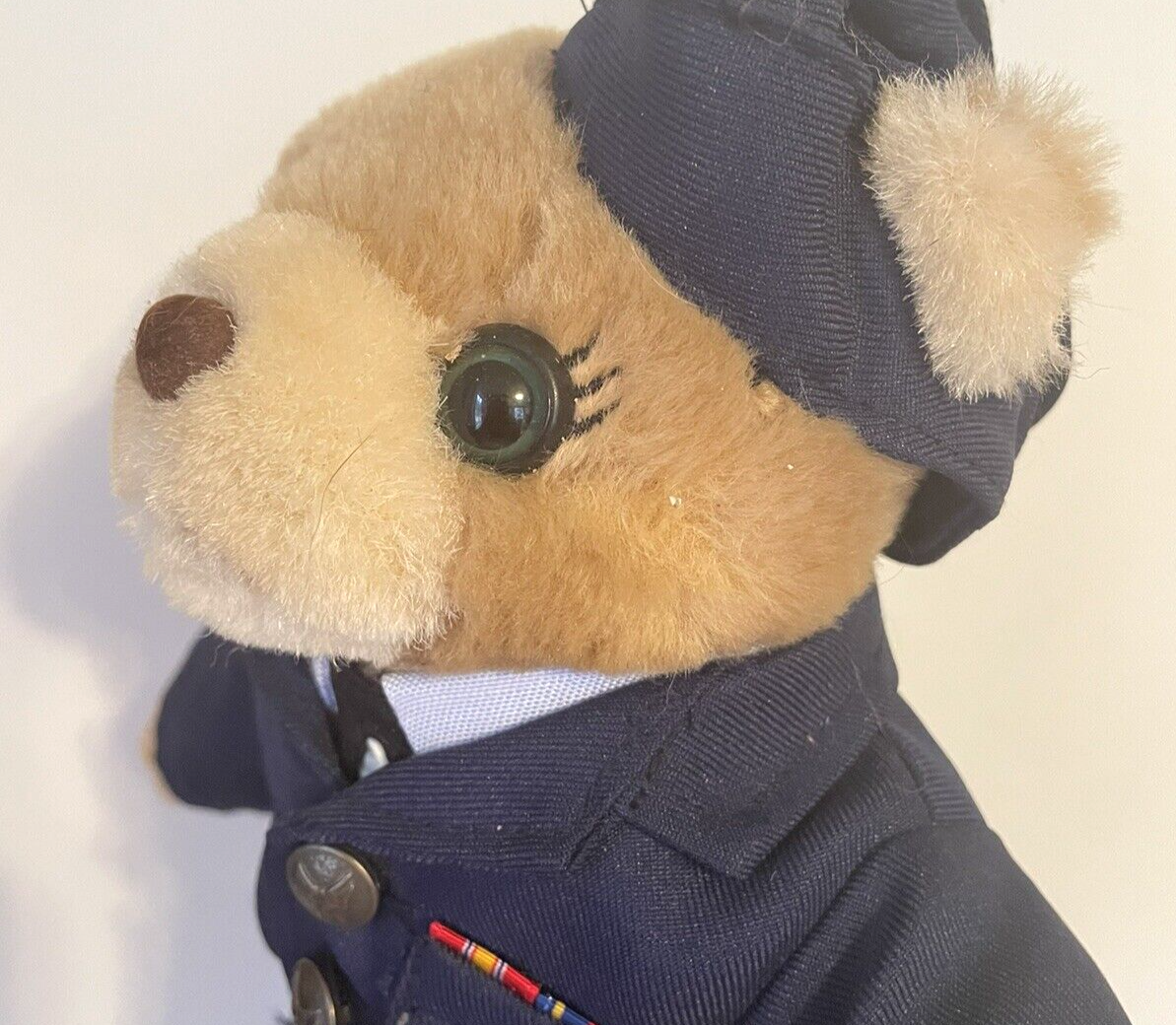 Vintage Bear Forces of America US Air Force Female Mini Teddy Bear