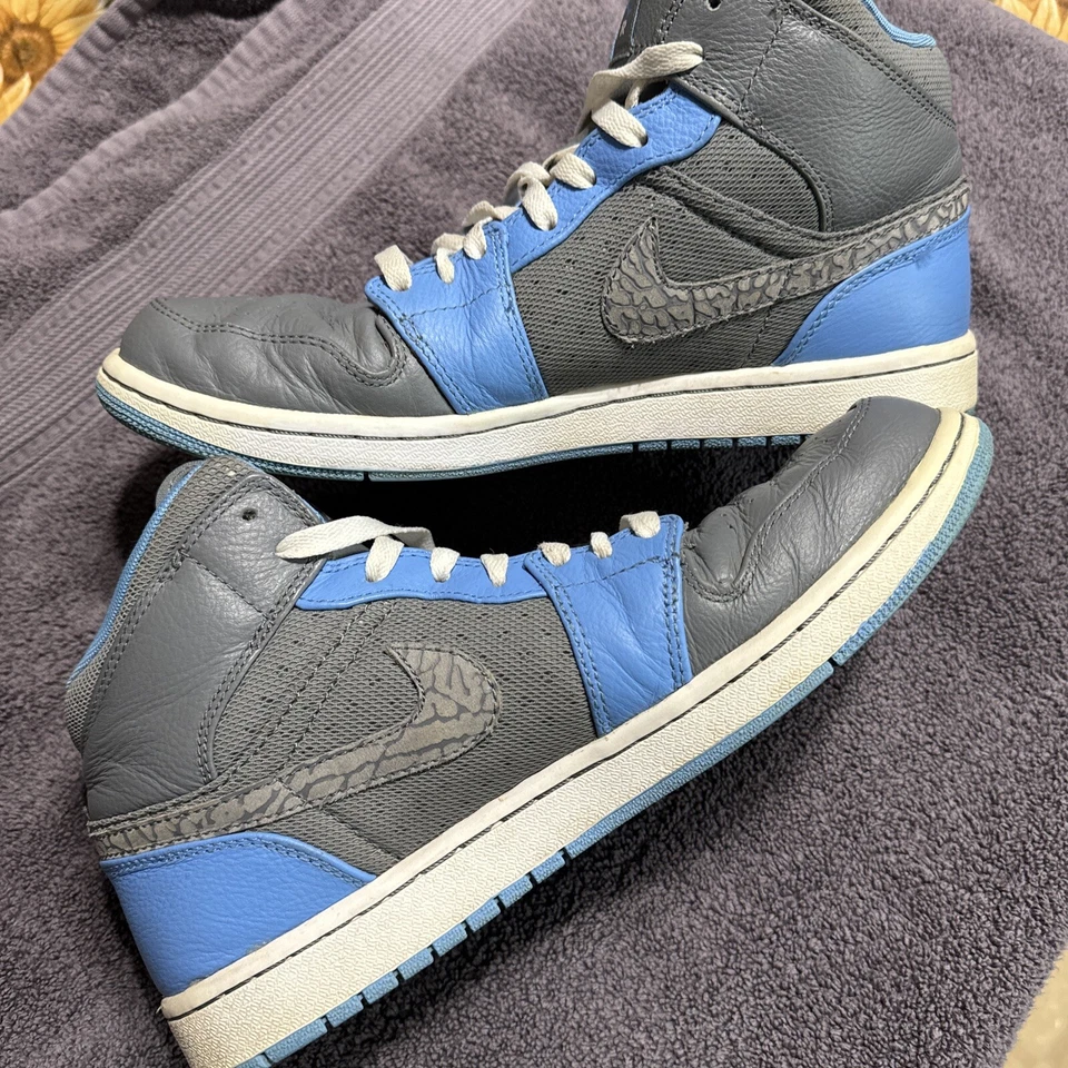 Nike Air Jordan 1 Retro Mid Phat UNC Azul Gris Para hombres Talla 10.5 Zapatos 364770-006 Foto 2 de 4