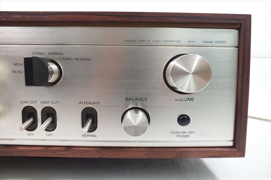 LUXKIT Luxman model A1020 真空管アンプ LUXKIT A1020 Integrated Tube Amplifier Working Confirmed, From