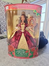 Disney Beauty & the Beast Belle Enchanted Christmas Holiday Princess Belle 1997